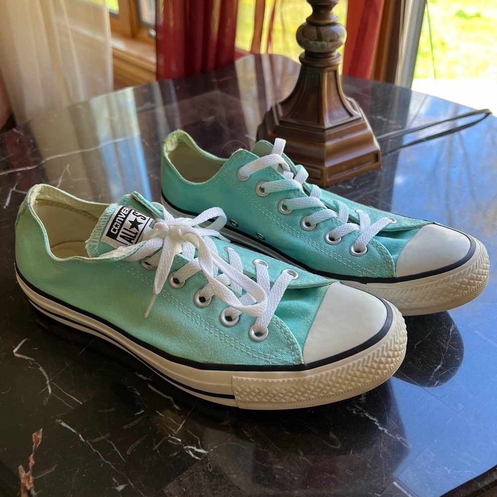 Light Blue Converse - image 1